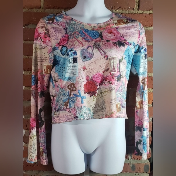 dELiA*s Tops - dELiA*s by Dolls Kill Picture Perfect Summer Crop Top